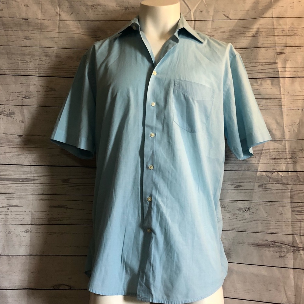 LIV Collection Baby Blue Button Down